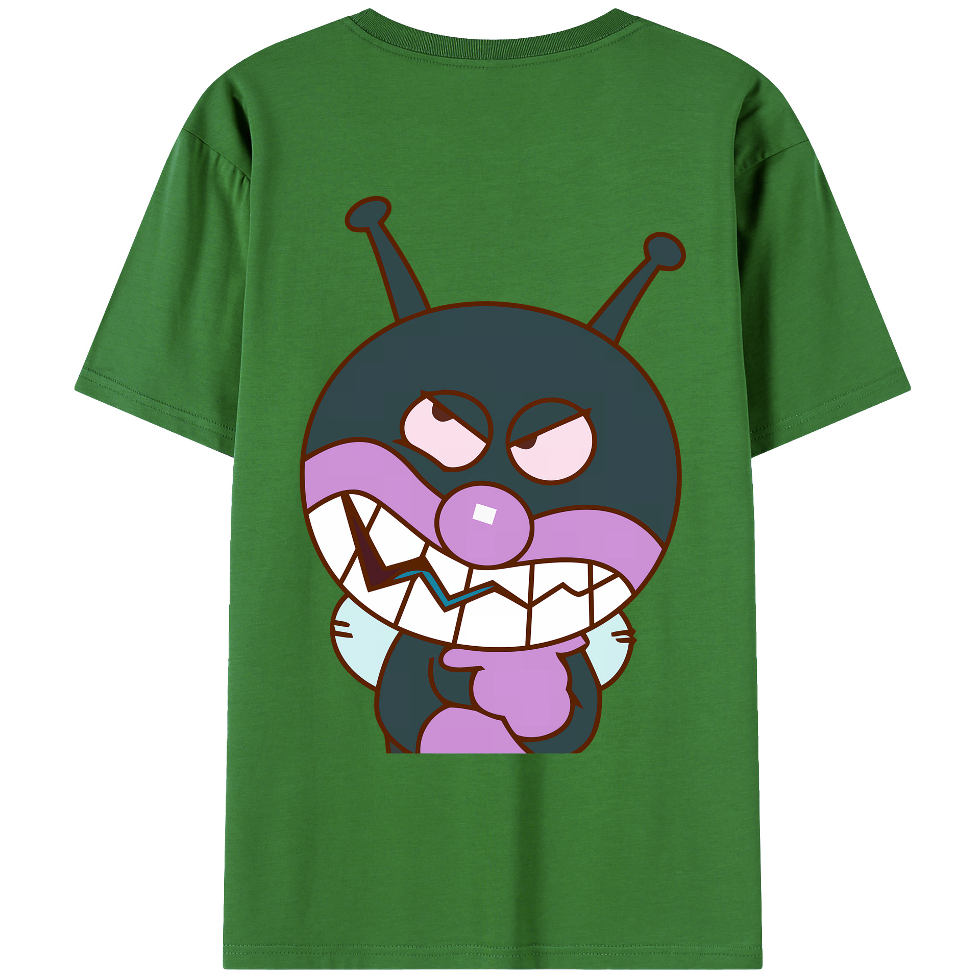 （画像用） アンパンマン Anpanman レディース半袖Tシャツ(バックプリント)